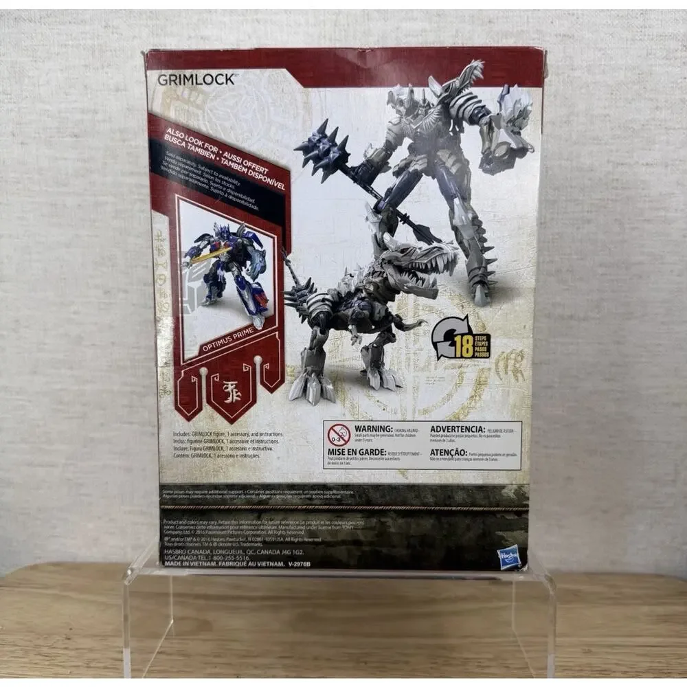Transformers Grimlock The Last Knight Premier Edition New Figure